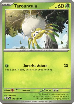 Tarountula 018/198 - SV01 Scarlet & Violet Base Set