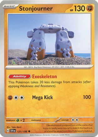 Stonjourner 121/198 - SV01 Scarlet & Violet Base Set
