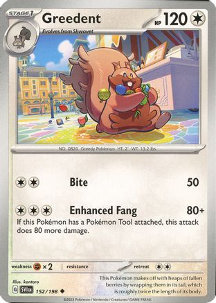 Greedent 152/198 - SV01 Scarlet & Violet Base Set