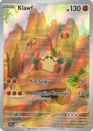 Klawf 217/198 - SV01 Scarlet & Violet Base Set Holofoil