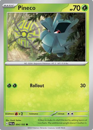 Pineco 004/193 - SV02 Paldea Evolved