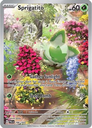Sprigatito 196/193 - SV02 Paldea Evolved Holofoil