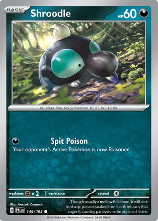 Shroodle 145/193 - SV02 Paldea Evolved
