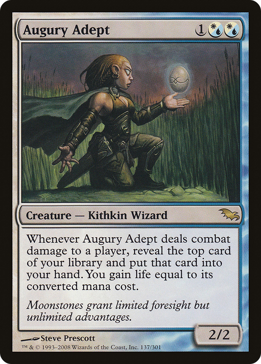 Augury Adept (SHM-137) - Shadowmoor Foil