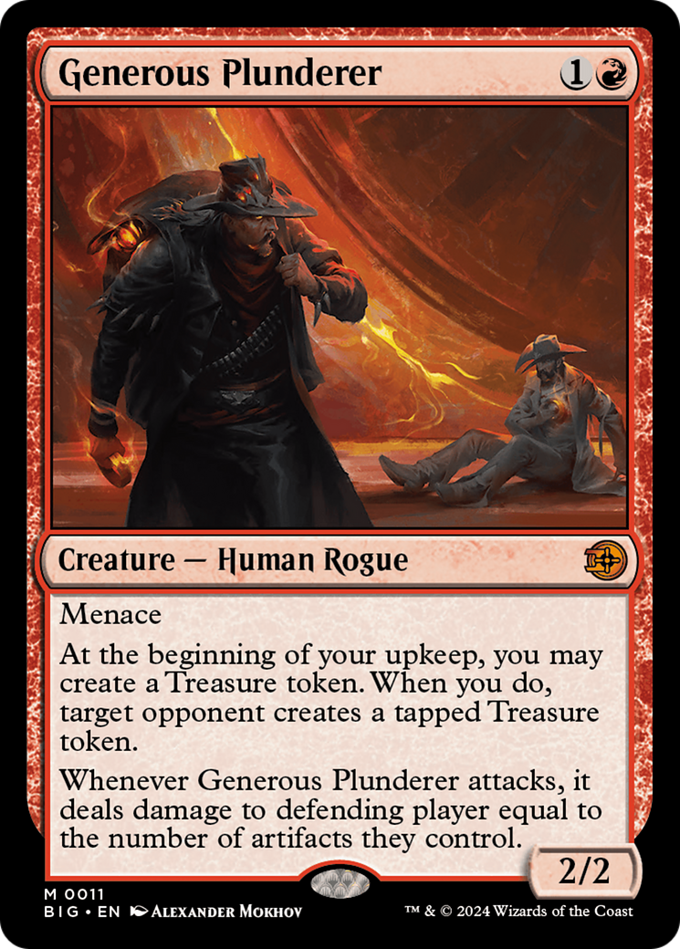 Generous Plunderer (BIG-011) - The Big Score
