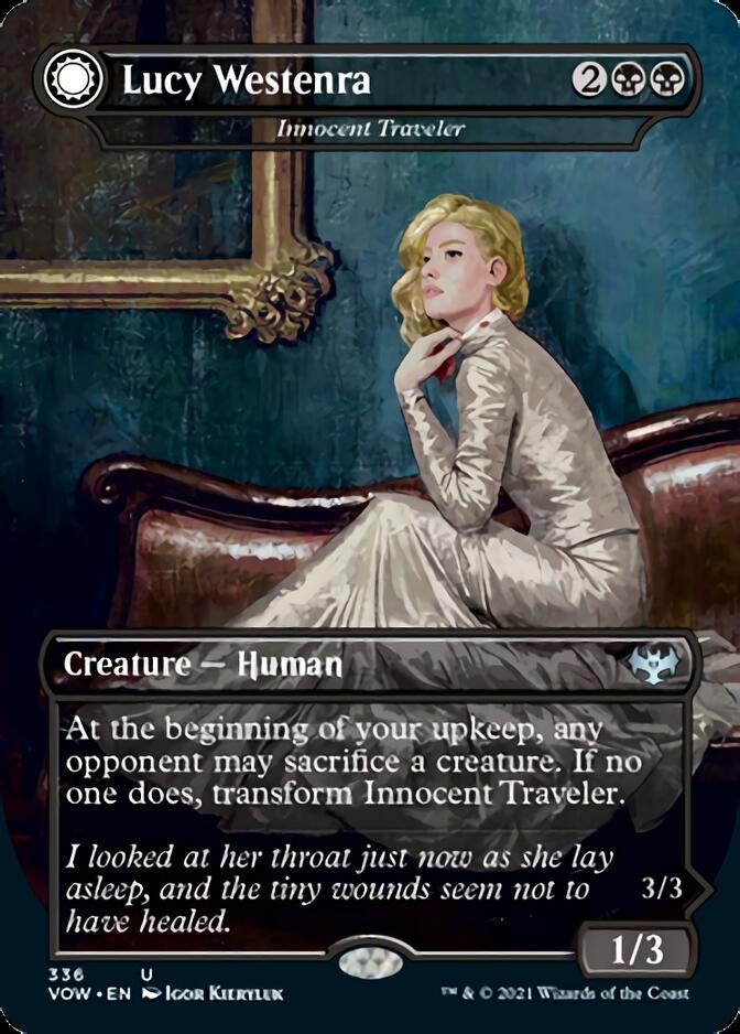 Innocent Traveler // Malicious Invader (VOW-336) - Innistrad: Crimson Vow: (Double Faced Transform) (Borderless)