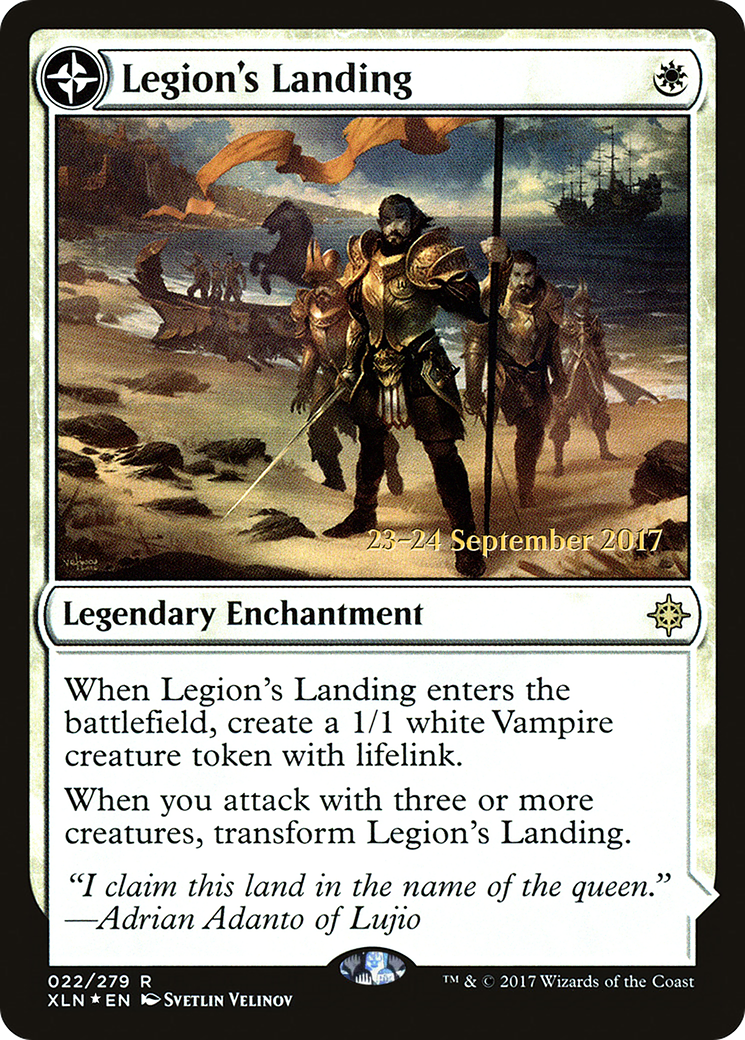 Legion's Landing // Adanto, the First Fort (PRE-22S) - Ixalan Promos: (compasslanddfc) Foil