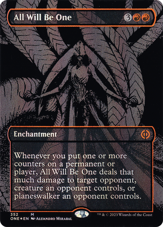All Will Be One (ONE-352) - Phyrexia: All Will Be One (Borderless) Foil