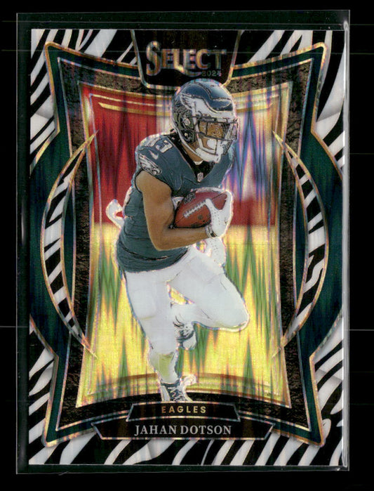 2024 Panini Select Zebra Prizm Jahan Dotson #63