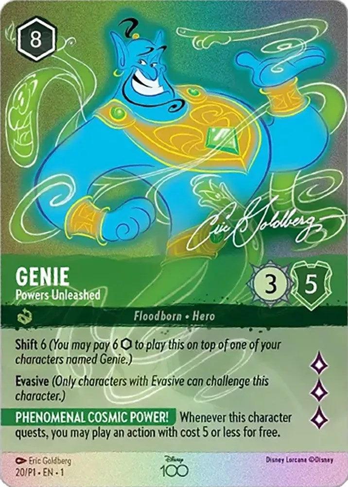 Genie - Powers Unleashed (Alternate Art) (20) - Disney100 Promos Holofoil
