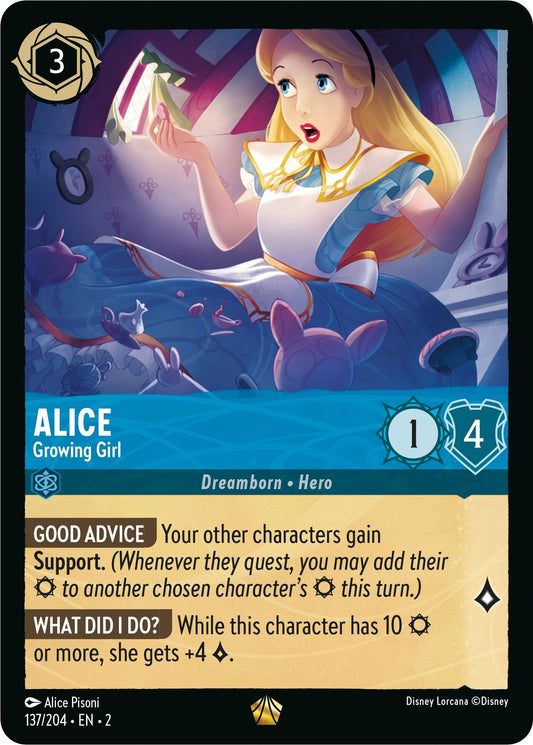 Alice - Growing Girl (137/204) - Rise of the Floodborn Cold Foil