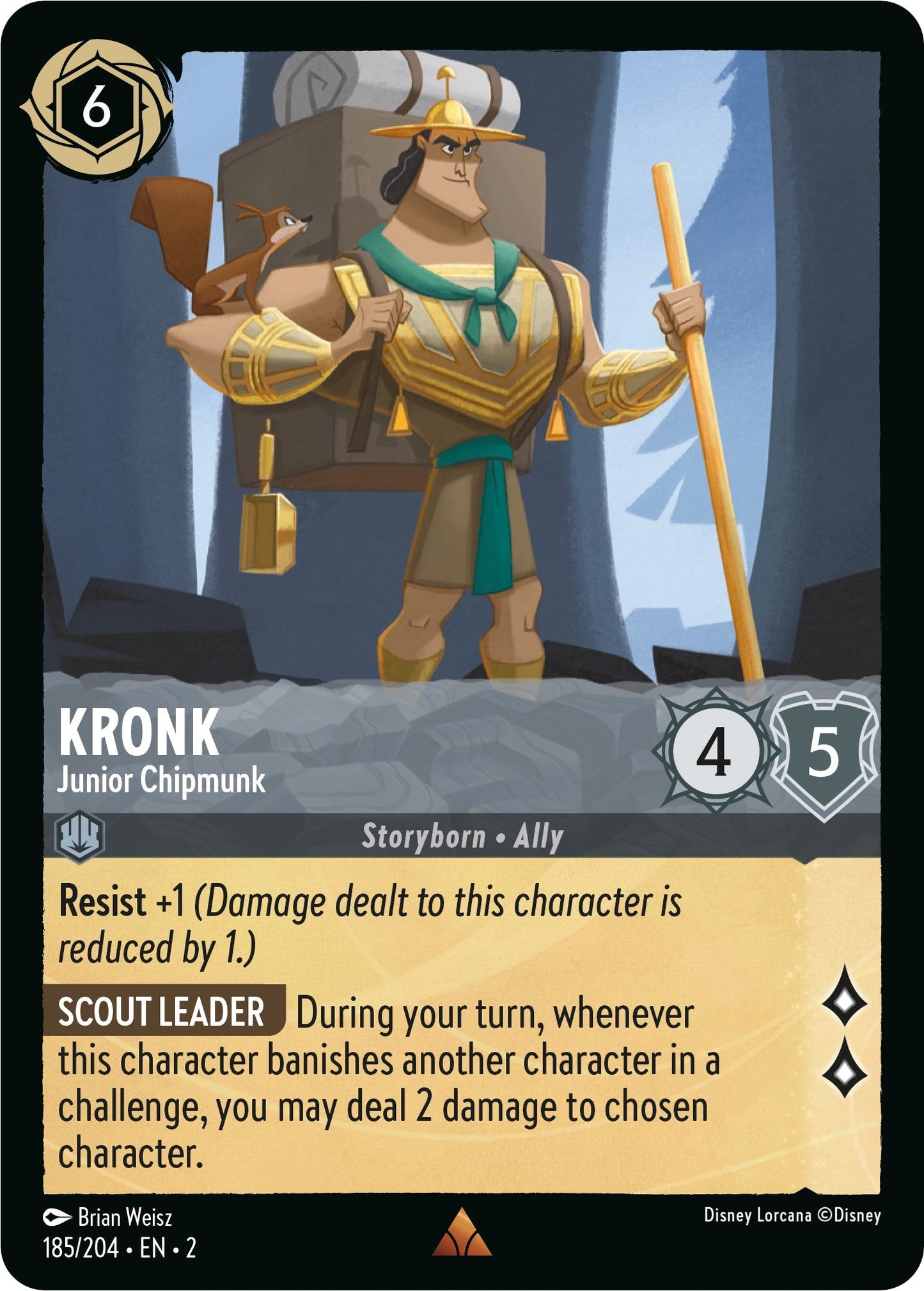 Kronk - Junior Chipmunk (185/204) - Rise of the Floodborn