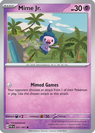 Mime Jr. 031/091 - SV Paldean Fates
