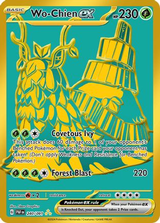 Wo-Chien ex 240/091 - SV Paldean Fates Holofoil