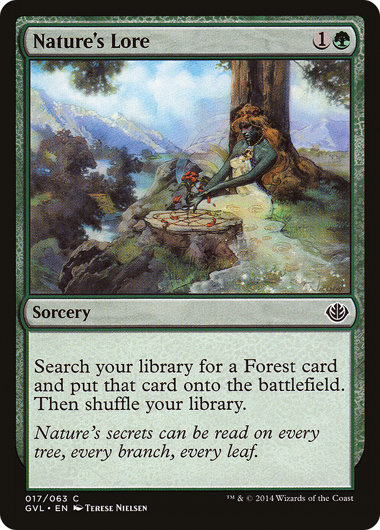 Nature's Lore (DD3-017) - Duel Decks Anthology: Garruk vs. Liliana