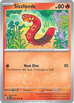 Sizzlipede 036/162 - SV05 Temporal Forces