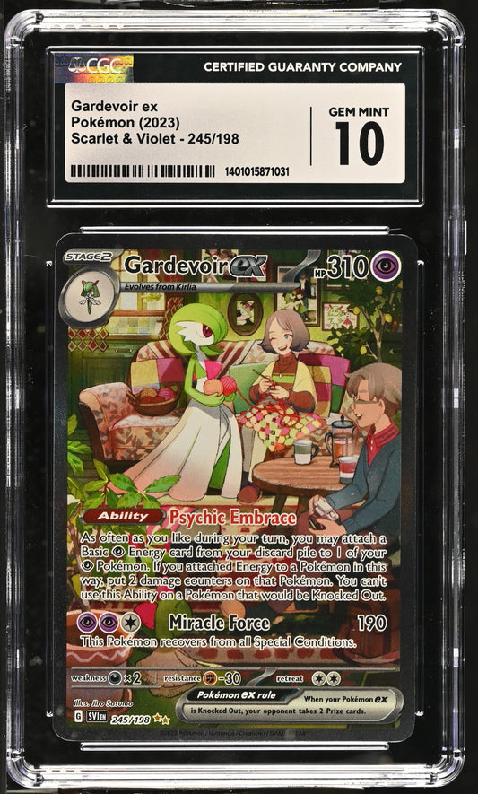 2023 Scarlet & Violet Gardevoir ex 10 CGC #245/198