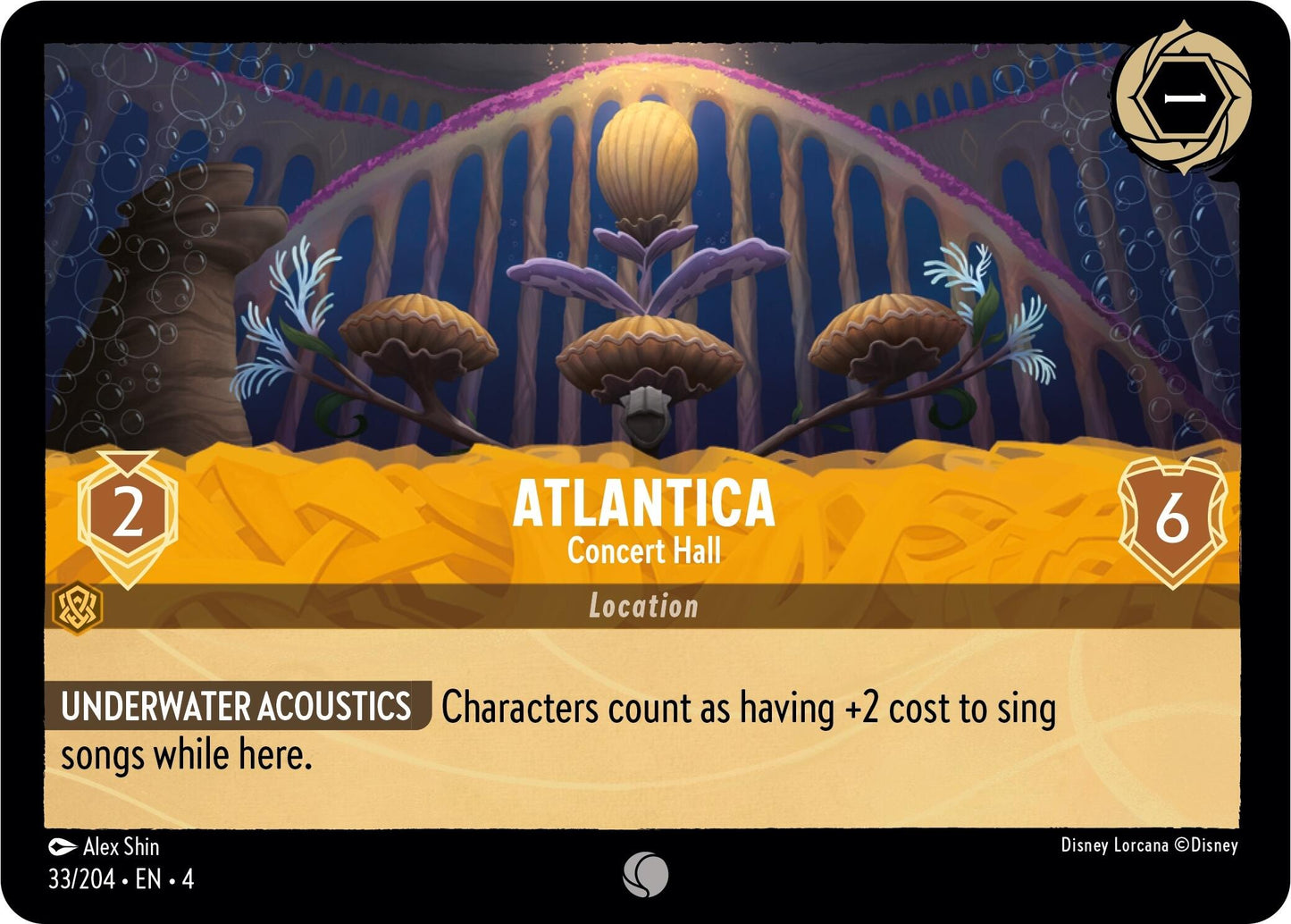 Atlantica - Concert Hall (33/204) - Ursulas Return Cold Foil