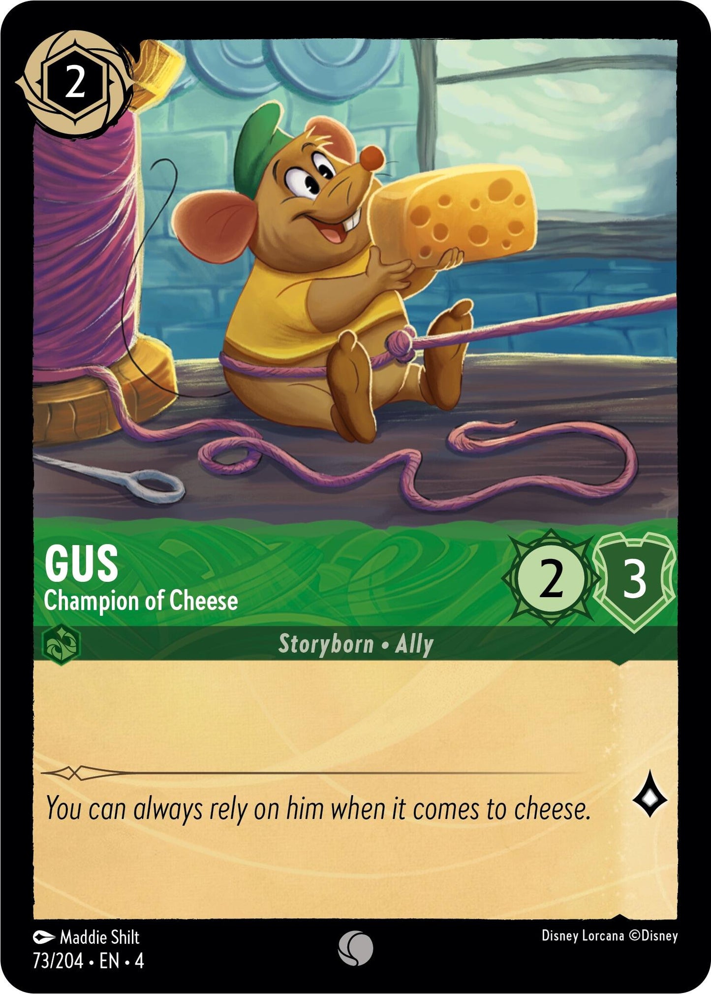 Gus - Champion of Cheese (73/204) - Ursulas Return
