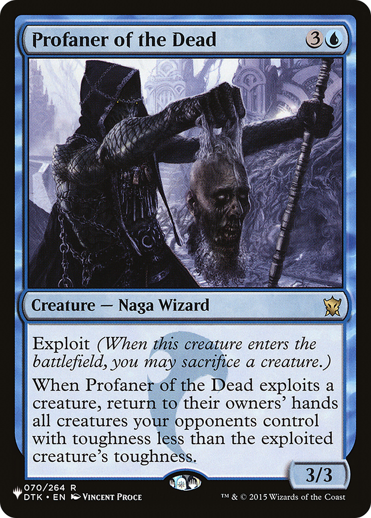 Profaner of the Dead (LIST-DTK-70) - The List