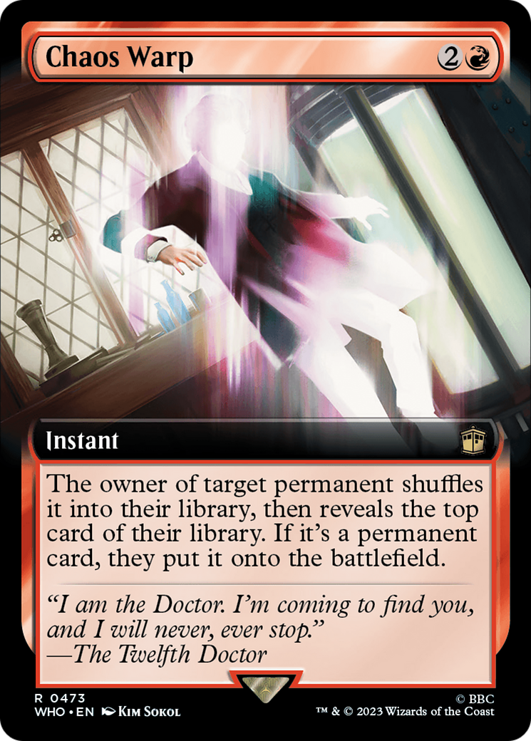 Chaos Warp (WHO-473) - Doctor Who: (Extended Art) Foil