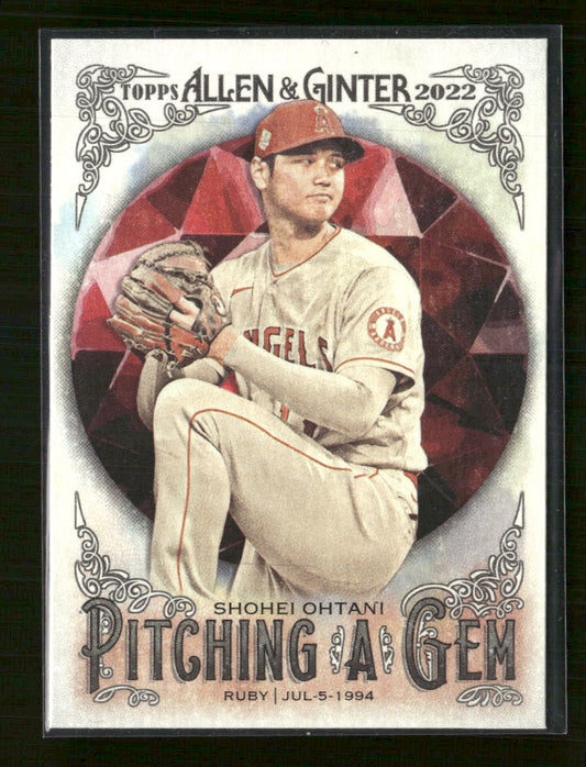 2022 Topps Allen & Ginter Pitching a Gem Shohei Ohtani #PAG-9