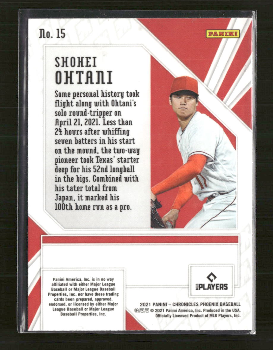 2021 Panini Chronicles Phoenix Building Blocks Shohei Ohtani #15