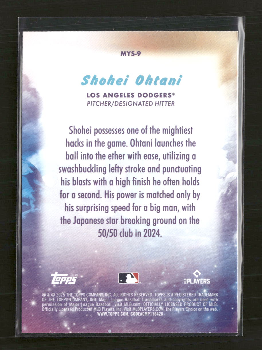 2025 Topps Update Mystical Shohei Ohtani #MYS-9