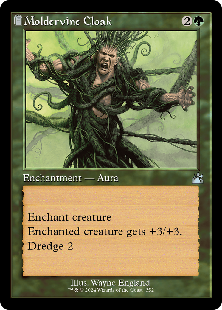 Moldervine Cloak (RVR-352) - Ravnica Remastered: (tombstone) Foil