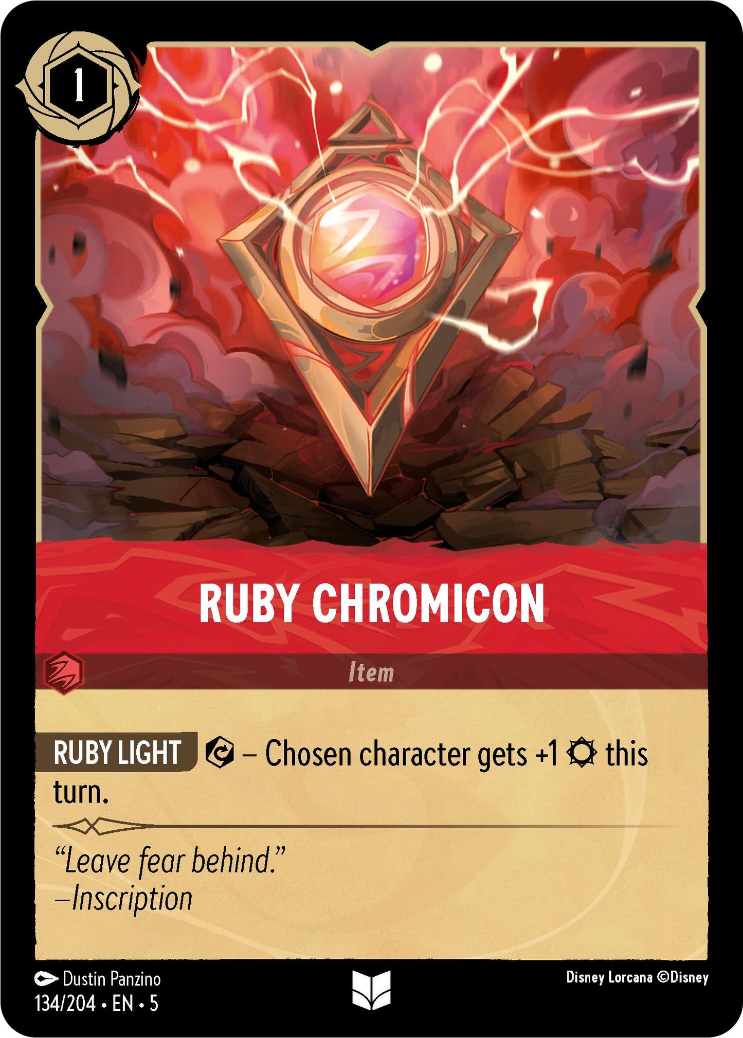 Ruby Chromicon (134/204) - Shimmering Skies Cold Foil