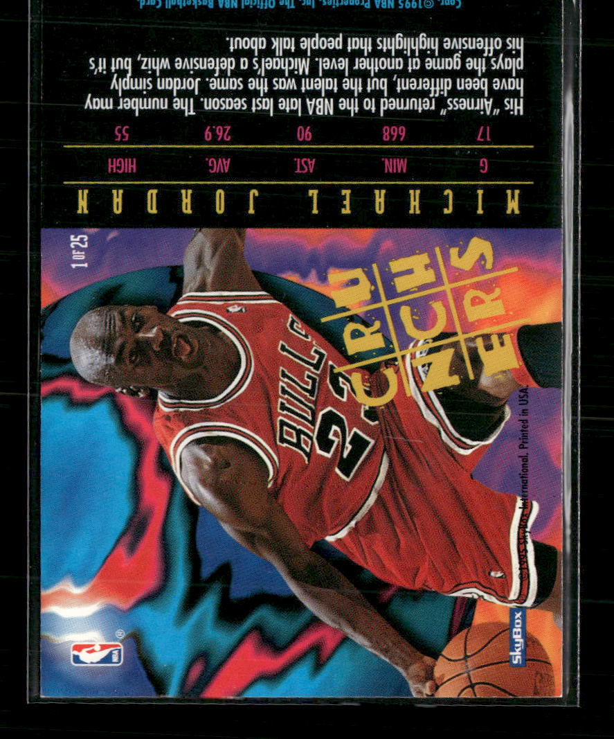 1995-96 Hoops Number Crunchers Michael Jordan #1