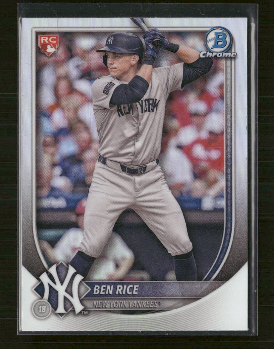 2025 Bowman Bowman Chrome Red Rookie Logo Ben Rice Rookie #85