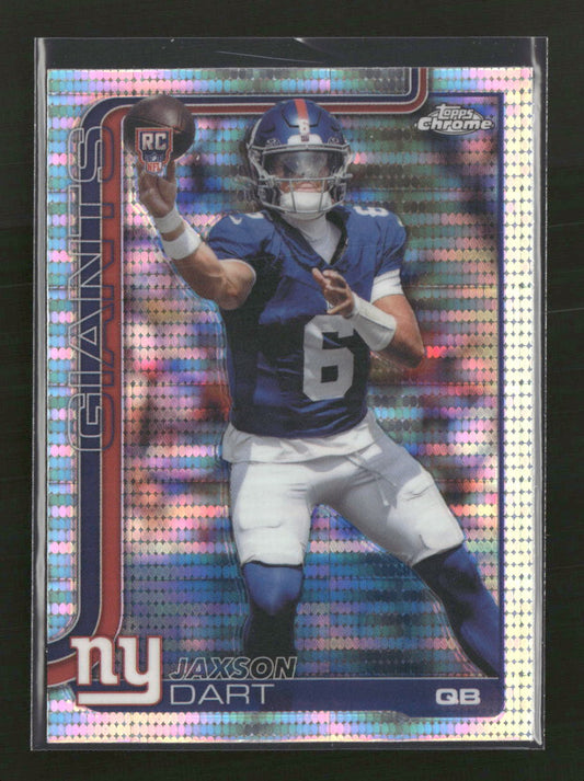 2025 Topps Chrome Pulsar Refractor Jaxson Dart Rookie #306