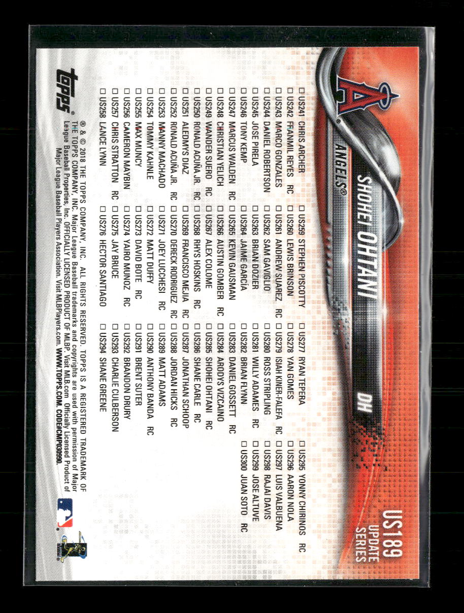 2018 Topps Update 3-Game HR Streak #US189
