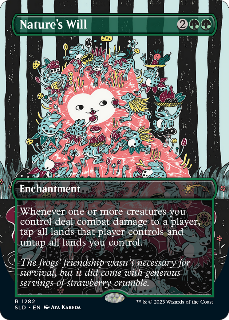 Nature's Will (SLD-1282) - Secret Lair Drop (Borderless)