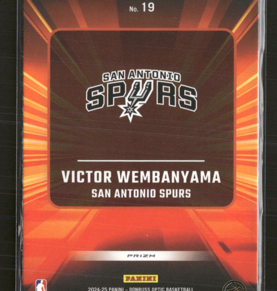 2024-25 Donruss Optic Express Lane Holo Victor Wembanyama #19