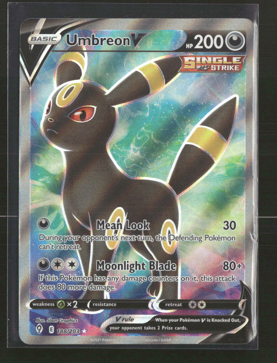 SWSH07: Evolving Skies Umbreon V (Full Art) #188/203