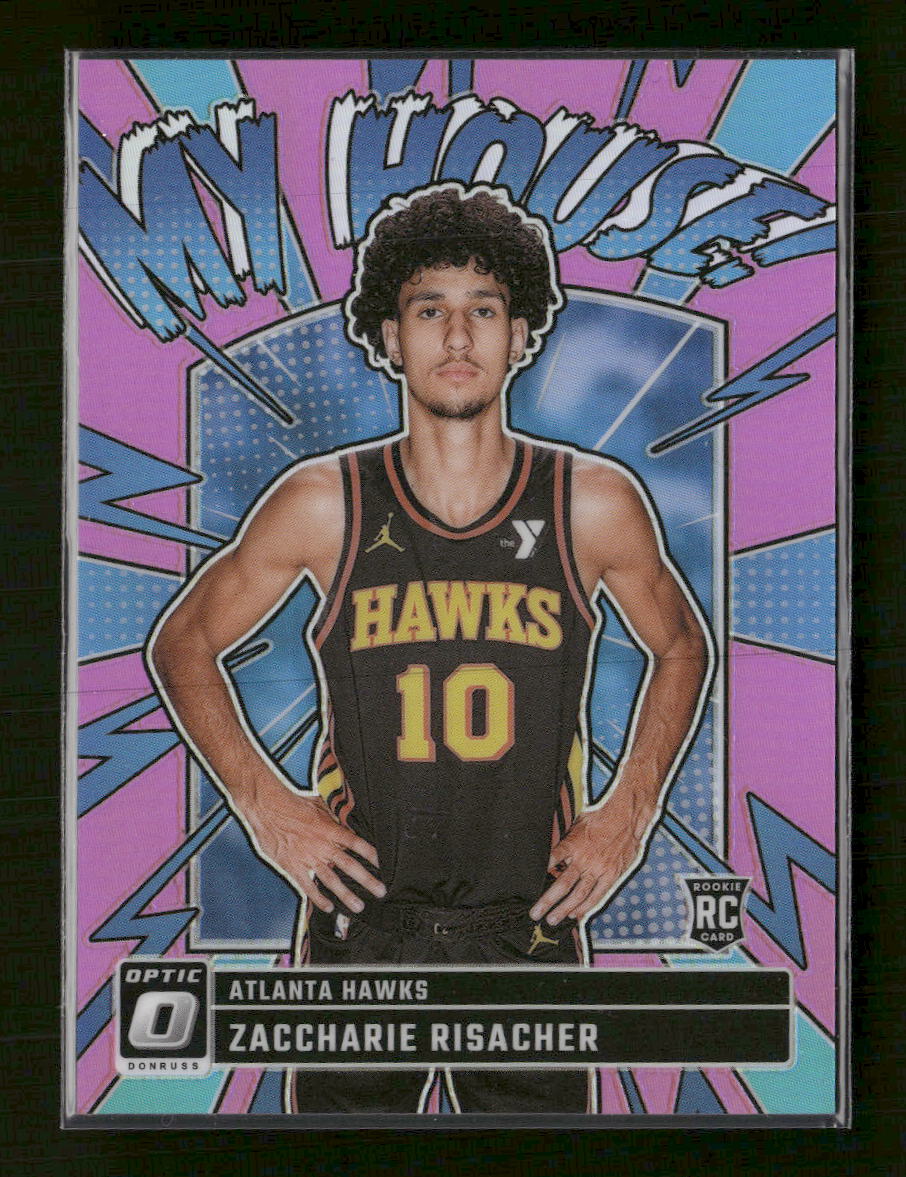 2024-25 Donruss Optic My House Pink Zaccharie Risacher #/25 #13