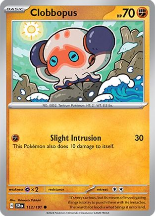 Clobbopus 112/191 - SV08 Surging Sparks