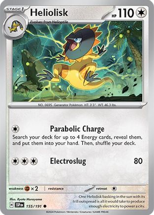 Heliolisk 155/191 - SV08 Surging Sparks