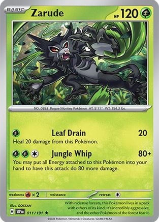 Zarude 011/191 - SV08 Surging Sparks Holofoil