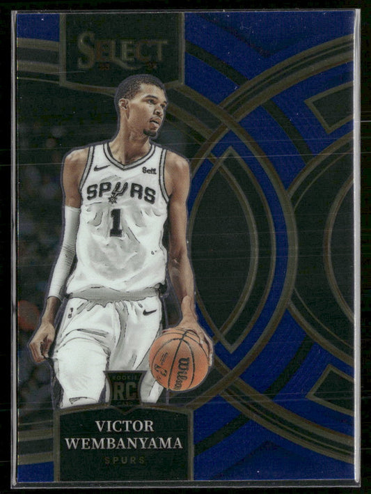 2023-24 Panini Select Blue (Retail Base) Victor Wembanyama Rookie #121