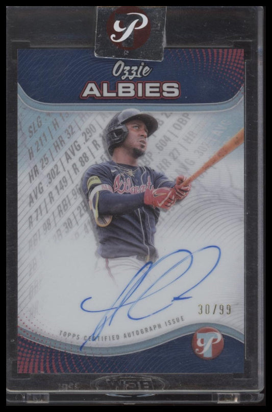 2024 Topps Pristine Pristine Production Auto Ozzie Albies #/99 #PPA-OA