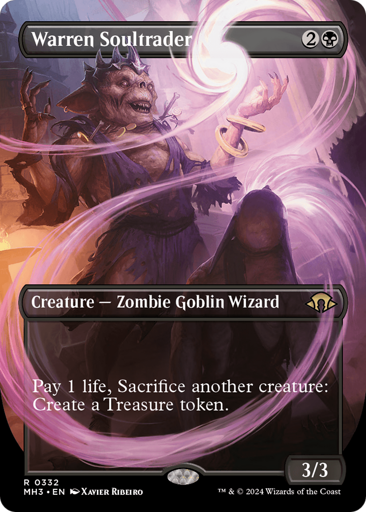 Warren Soultrader (Borderless) (MH3-332) - Modern Horizons 3 (Borderless) Foil