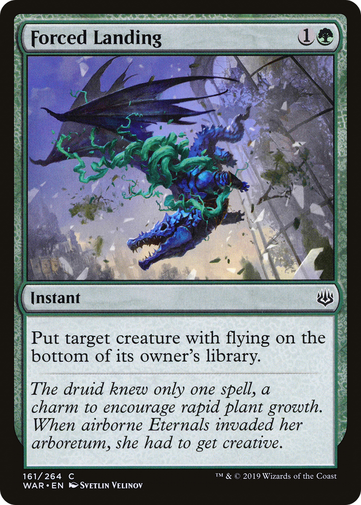 Forced Landing (WAR-161) - War of the Spark Foil