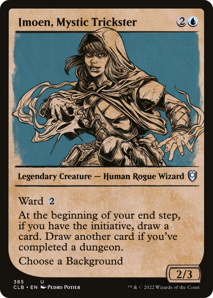 Imoen, Mystic Trickster (CLB-385) - Commander Legends: Battle for Baldur's Gate: (Showcase)