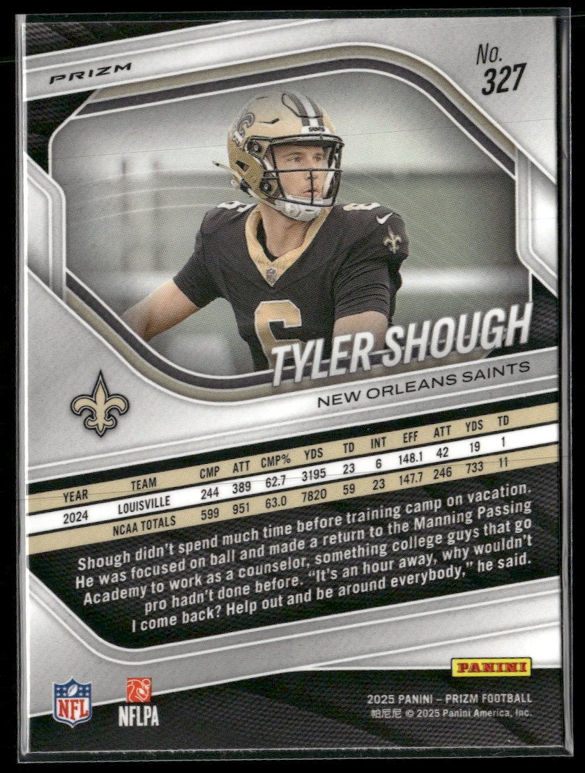 2025 Panini Prizm Lazer Tyler Shough #327