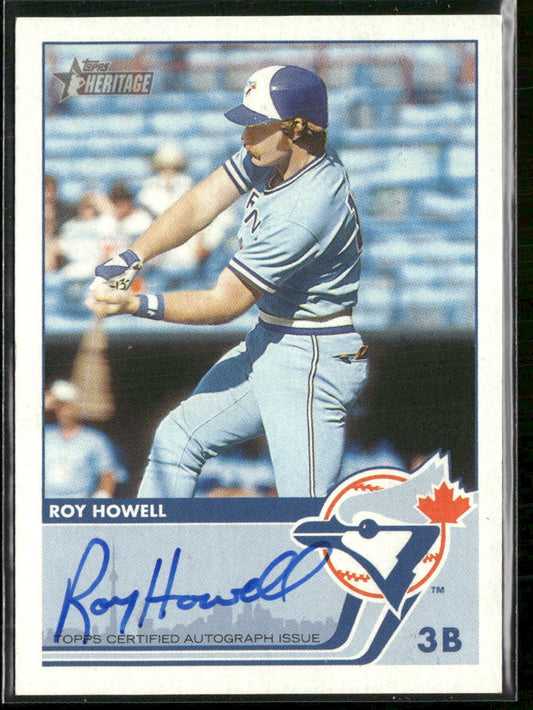 2026 Topps Heritage Auto Roy Howell #EA-RH