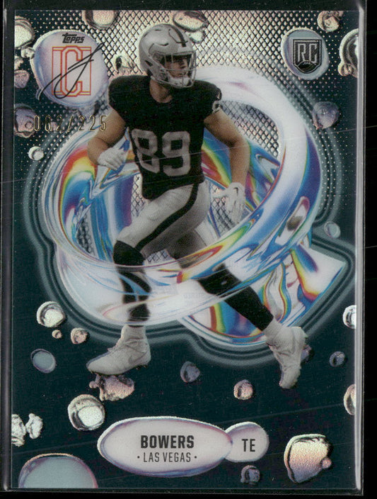 2024 Topps Signature Class Fluidity Teal Brock Bowers #/225 #F-6