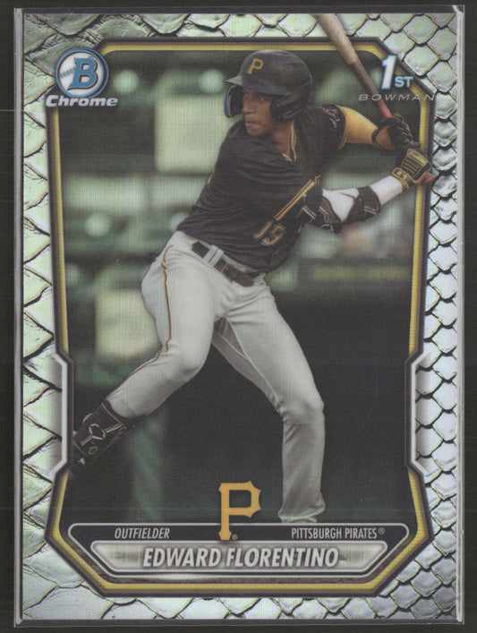 2026 Bowman Chrome Prospects Reptilian Refractor Edward Florentino #BCP-82